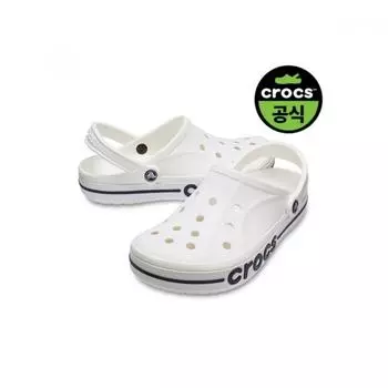 Crocs Crocs Official Adult Bayaband Clog Wtn 25sucl205089 WHITE_NAVY(Z126)/M4W6(230)