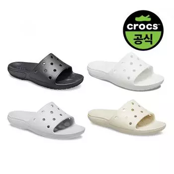 Crocs Crocs Official Common Classic Crocs Slide 4 Choice 1 23susl206121 02)WHITE(Z100)/M8W10(265)