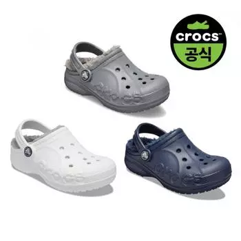 Crocs Crocs Official Kids Baya Lined Clog K 3 Choice 1 23fKcl207500 01)CHARCOAL CHARCOAL(Z00Q)/C11