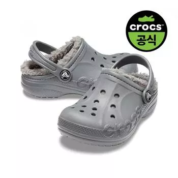 Crocs Crocs Official Kids Baya Lined Clog K Cha 23fKcl207500 CHARCOAL CHARCOAL(Z00Q)/C11