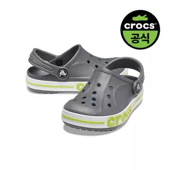 Crocs Crocs Official Kids Bayaband Clog K Sgl 24sKcl207019 SLATE GREY_LIME PUNCH(Z0GX)/C11