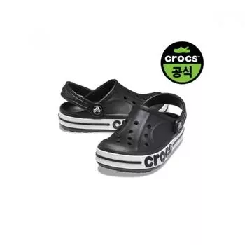 [Crocs] Crocs Official Kids Bayaband Clog K bK 25sKcl207019 BLACK(Z001)/C11