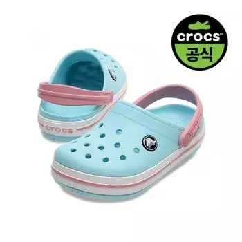 Crocs Crocs Official Kids Crocband Clog K Ibw 24sKcl207006 ICE BLUE_WHITE(Z4S3)/C11
