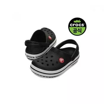[Crocs] Crocs Official Kids Crocband Clog K bK 24sKcl207006 BLACK(Z001)/C11