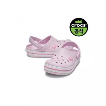 [Crocs] Crocs Official Kids Crocband Clog K bpK 24sKcl207006 BALLERINA PINK(Z6GD)/J1