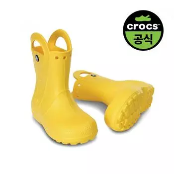 Crocs Crocs Official Kids Handle It Rain Boot Kids Yel 24skbt12803 YELLOW(Z730)/J2