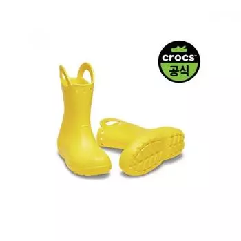 Crocs Crocs Official Kids Handle It Rain Boot Yel 25skbt211052 YELLOW(Z730)/C11