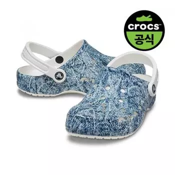 Crocs Crocs Official Public Baya Denim Clog Wmu 24sucl210449 WHITE_MULTI(Z94S)/M4W6(230)