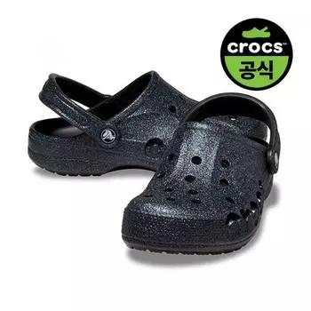 Crocs Crocs Official Public Baya Glitter Clog Bk 24sucl205925 BLACK(Z001)/M4W6(230)