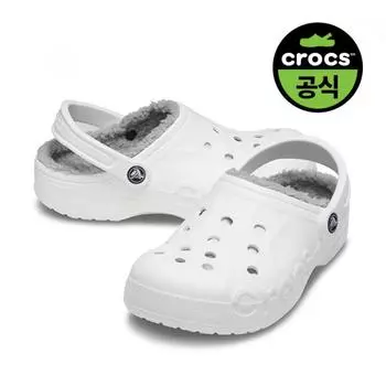Crocs Crocs Official Public Baya Lined Clog Wlg 23fucl205969 WHITE LIGHT GREY(Z11H)/M4W6(230)