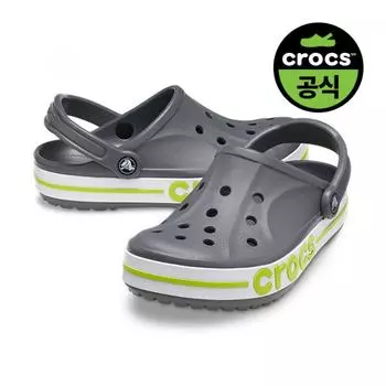 Crocs Crocs Official Public Bayaband Clog Sgl 24sucl205089 SLATE GREY_LIME PUNCH(Z0GX)/M7W9(260)