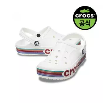 Crocs Crocs Official Toddler Bayaband Rainbow GliTTer Clg T wT 24skcl209731 WHITE(Z100)/C8