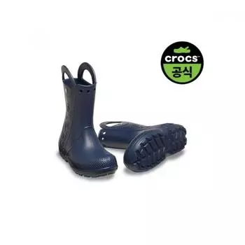 Crocs Crocs Official Toddler Handle It Rain Boot Navy 25skbt211056 NAVY(Z410)/C7