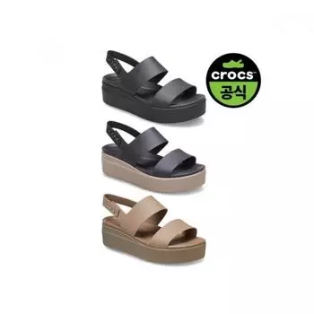 Crocs CrocS Official Women S Brooklyn Low Wedge 3 ChooSe 1 25SwSd206453 01)BLACK_BLACK(Z060)/W8(250)