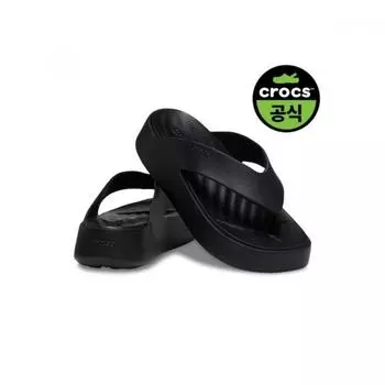 [CrocS] CrocS Official Women S Getaway Platform Flip Bk 25Swfp209410 BLACK(Z001)/W6(230)