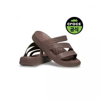 [CrocS] CrocS Official Women S Getaway Strappy Tru 25SwSd209587 TRUFFLE(Z0LF)/W6(230)