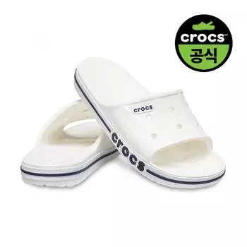 Crocs Crocs Официальный общественный слайд Bayaband Wtn 24susd205392 WHITE_NAVY(Z126)/M4W6(230)