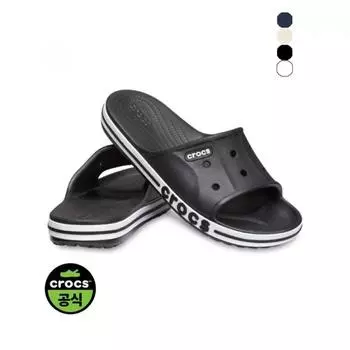 Crocs Crocs Официальный публичный Bayaband Slide 4 Выбор 1 24susd205392 01)BLACK_WHITE(Z066)/M4W6(230)