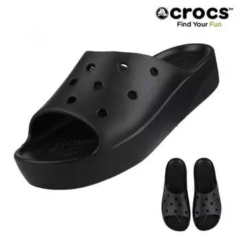 Crocs Crocs Slippers Classic Platform Slides 208180 001 Black 208180001220
