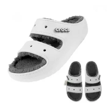 Crocs Crocs Unisex Classic Cosy Sandals 207446 100 White 207446100230