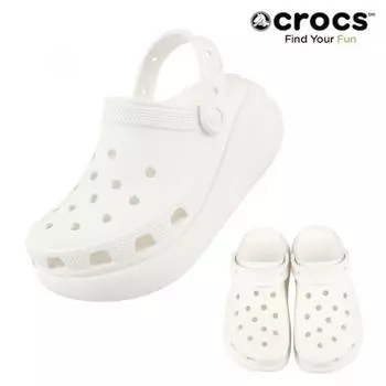 Crocs Crocs Unisex Classic Crush Clog 207521 100 White 207521100240
