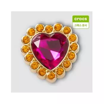 Crocs Подвеска «Кубическое сердце Гиббитс» 10014197 shuffle
