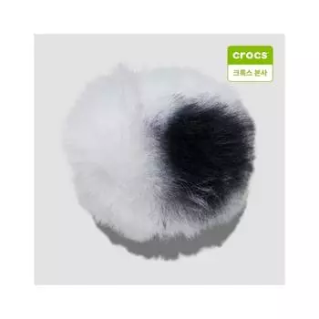 Crocs Dalmatian Puff Ball Zibbitz Charm 10012287 onefree