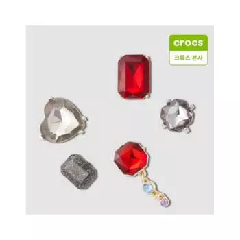 Crocs Упаковка из 5 темных кубических подвесок Gibbits 10014544 shuffle