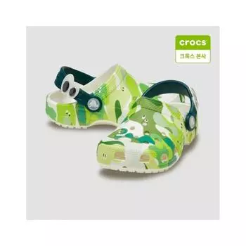 Crocs Детская классика Glow Slime Monsters 210730 3vn 3NV glow green/C10