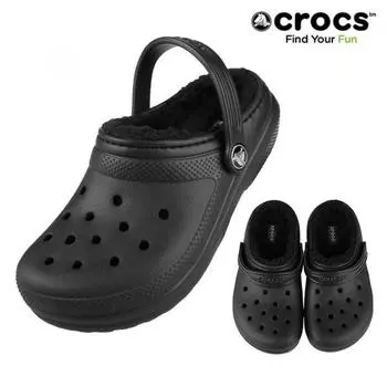 Crocs Детские классические сабо с подкладкой из тюля 207010 060 207010060C11 (175)