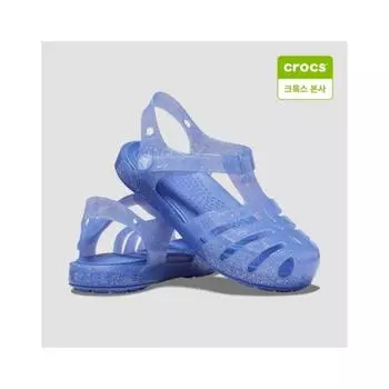 Crocs Детские сандалии Isabella с блестками 208444 5q6 5Q6 moon jelly/C8