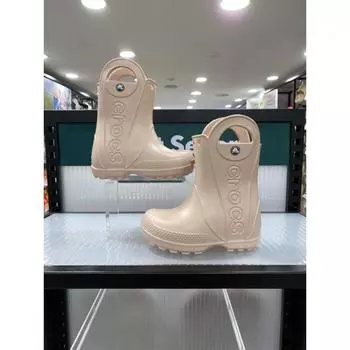 Crocs Детские сапоги Handle It Rain Quartz 12803 6ur KATS/155