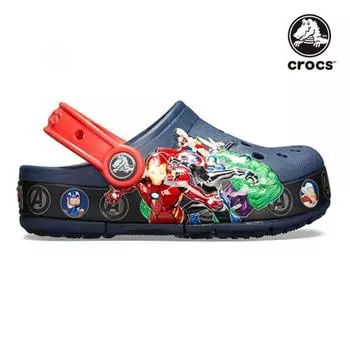Crocs Детские тапочки-сандалии Tqj 205507 410 Funwrap Marvel Band Kids 130