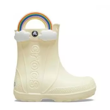 Crocs Детские тапочки-сандалии Tqj 211117 76o Crocs Kids Handle It Rainbow Rain Boots 175