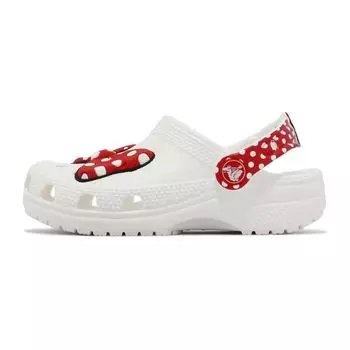 Crocs Disney x Classic Clog Kids Minnie Mouse Детские кроссовки Белый Красный 208711-119