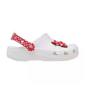 Crocs Disney x Classic Clog Kids Minnie Mouse Детские кроссовки Белый Красный 208711-119 38-39