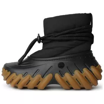 Crocs Echo Boot черные резиновые кроссовки унисекс 208716-0WS 43-44