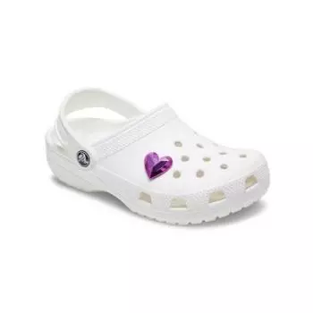 Crocs Fancy Pink Heart Zibbitz Charm 10014297 shuffle