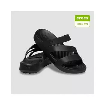 Crocs Female Getaway Strappy 209587 001 001 black/W5