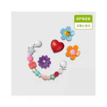 Crocs Фестивальный цветок 5 шт., подвеска Gibbitz 10013644 shuffle