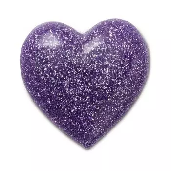 Crocs Фиолетовый 3D Glitter Heart Gibbits 10013302 shuffle/one sizefree
