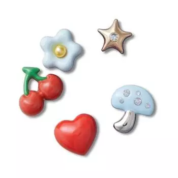 Crocs Fluffy Metal 5 Piece Set Gbitz 10012934 shuffle/one sizefree