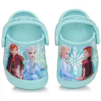 Crocs Frozen 2 x Clog Toddler Fun Lab - Anna And Elsa Kids Sneakers Blue Ice-Blue 206804-4O9 23-24