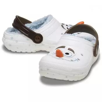 Crocs Frozen Olaf Classic Lined Clogs Kids Multi 210234 90h J2(210)