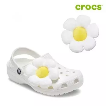 Crocs Fuchsia Daisy Jeevats 10012561 Fluffy daisy FREE
