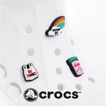 Crocs Funny Sayings Set Of 3 Gibbitz 10008626/1