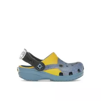 Crocs Гадкий Я x Classic Clog Малыш Миньоны Детские Кроссовки Синий Черный 209496-001 27-28