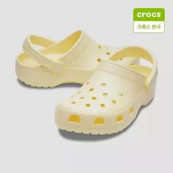 Crocs Галерея Crocs Headquarters Classic Hi sHine Clogs 209609 76o 76O butter cream/M7W9