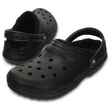 Crocs Galleria Crocs Classic Lined Clogs Black 203591 060 black/230