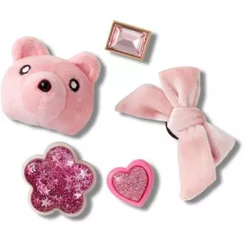 Crocs Galleria Crocs Headquarters Accessories Pink Mix Set Of 5 Gbitz 10013710 shuffle/one sizefree